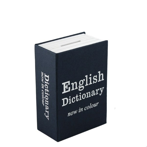 Книга сейф «Английский словарь» мини, синий