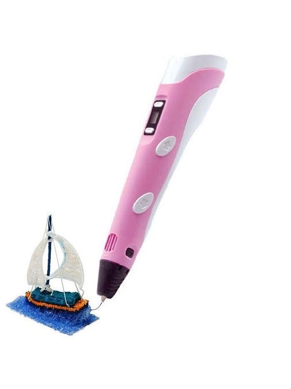 3D ручка Spider Pen LITE с ЖК дисплеем, розовая
