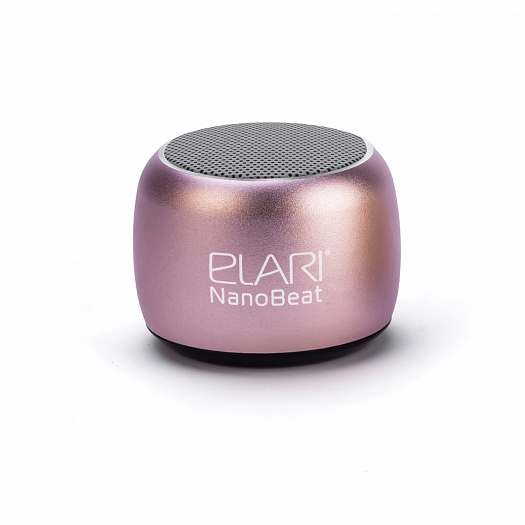 Акустическая портативная Bluetooth-колонка Elari NanoBeat (розовая)