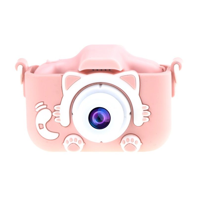 Детский цифровой фотоаппарат Childrens Fun Camera Cute Kitty, розовый