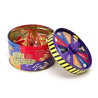 Драже жевательное «Jelly Belly» ассорти «Bean Boozled» 95г в жестяной банке с вращающимся диском