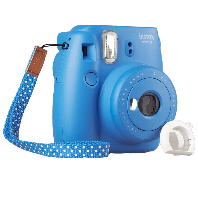 Фотоаппарат моментальной печати FUJIFILM Instax MINI 9 (синий кобальт)