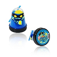 Игрушка Лизун «Slime Ninja», 2 в 1 смешивай цвета (синий и желтый)