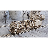 Конструктор 3D-пазл Ugears — Локомотив с тендером