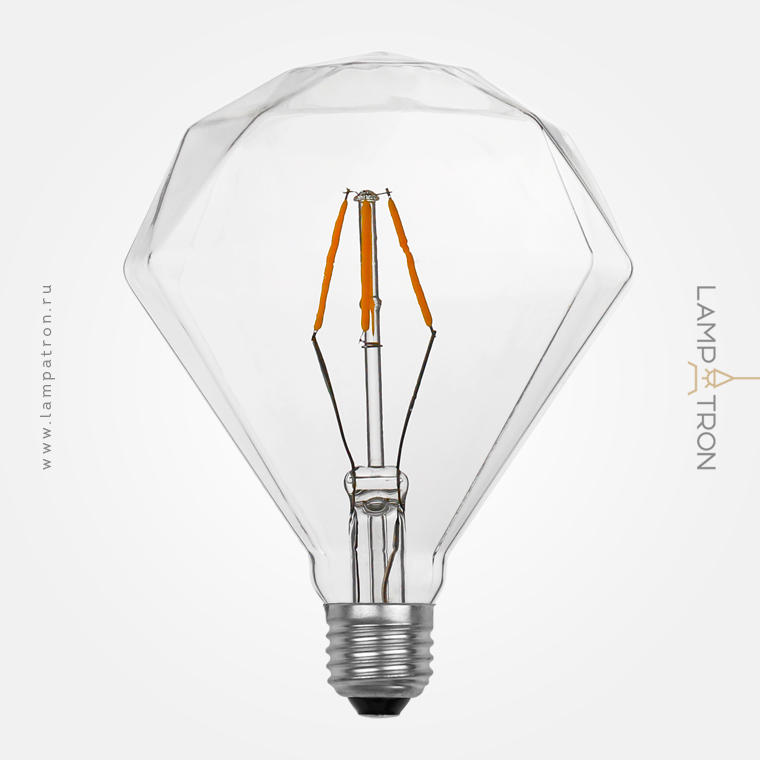 Лампа дизайнерская — G125 Кристалл 4W