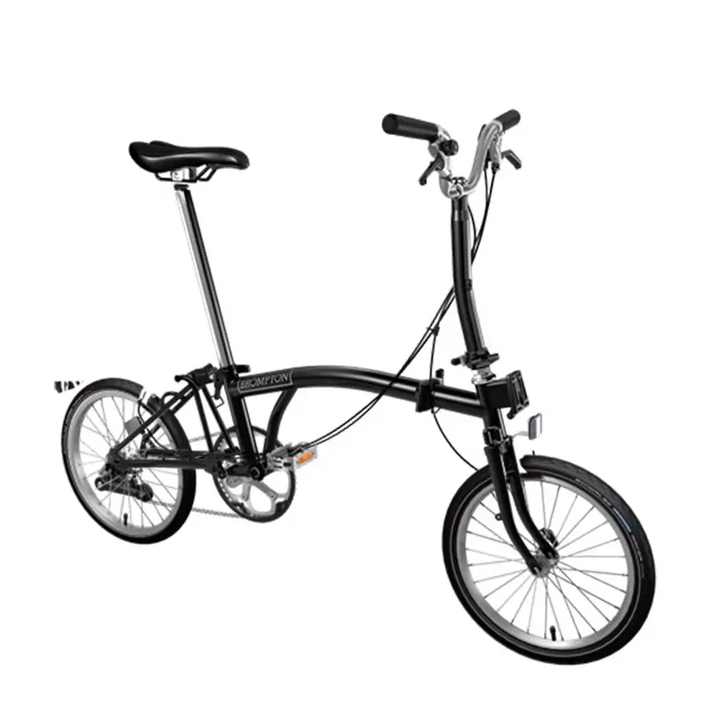 Складной велосипед Brompton H3L, цвет: Black (черный)