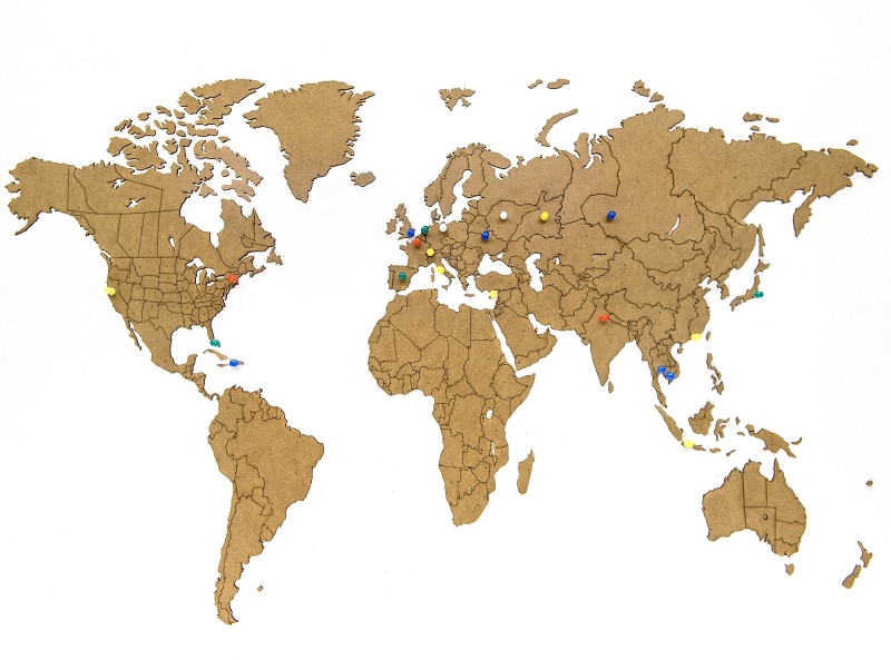 Пазл Карта мира Base 100 см х 60 см