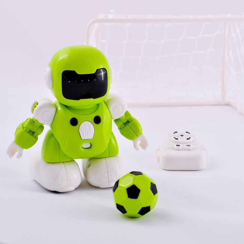 Робот футболист, цвет: зеленый