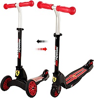 Самокат FERRARI(Italy) TRANSFORMER SCOOTER (черный)