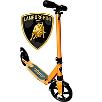 САМОКАТ LAMBORGHINI С ДВУМЯ АМОРТИЗАТОРАМИ, ОРАНЖЕВЫЙ