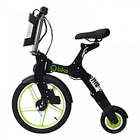 Складной электровелосипед Q-bike (зеленый)
