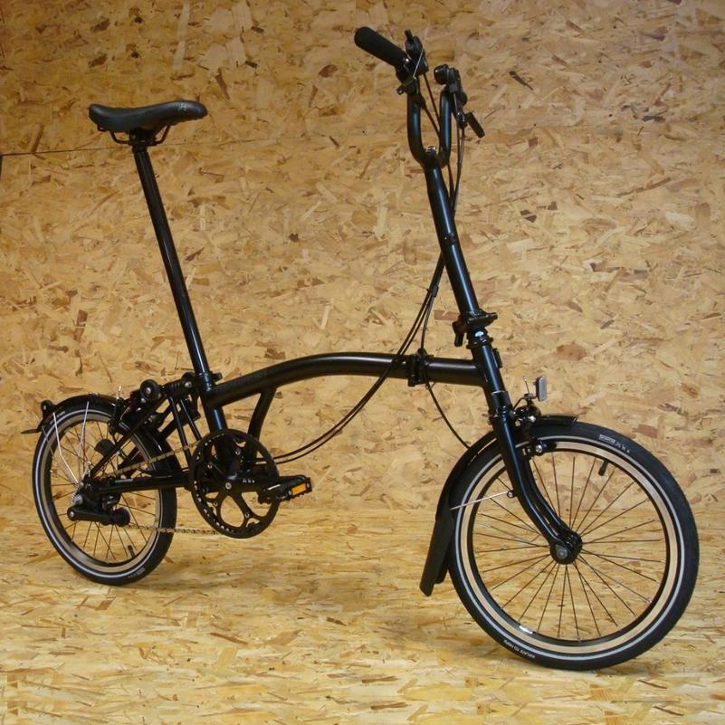 Складной велосипед Brompton H6L Black Edition, цвет: Black (черный )
