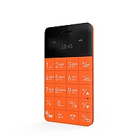 Ультратонкий анти-смартфон Elari CardPhone (оранжевый)