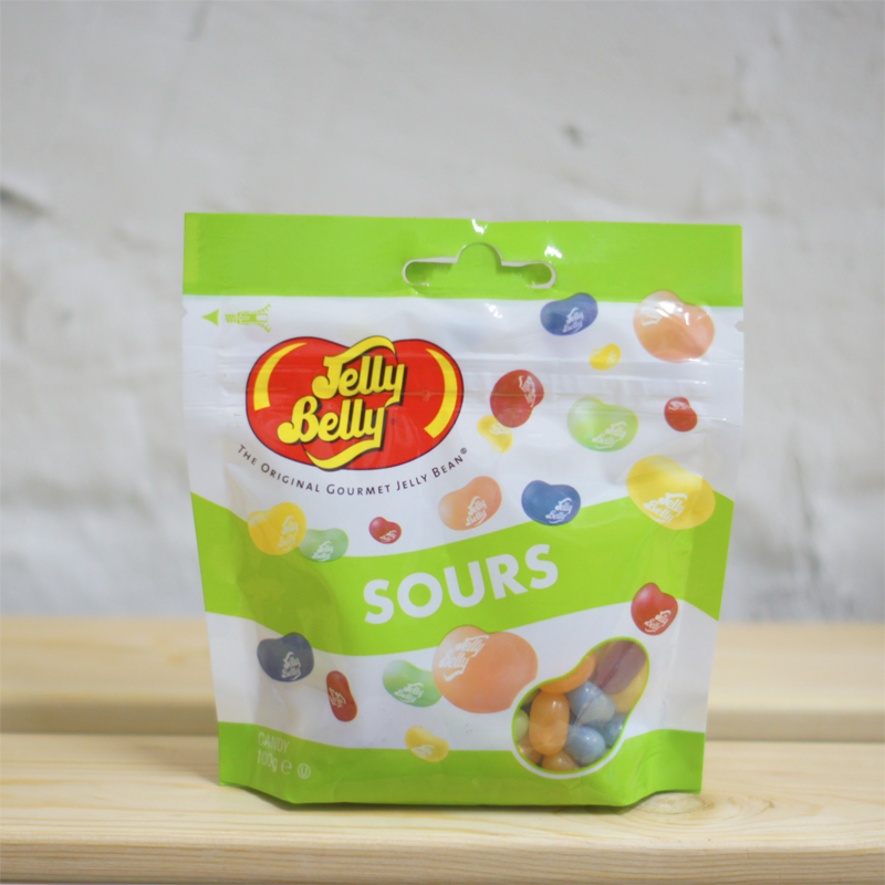 Драже жевательное «Jelly Belly» ассорти кислые фрукты 100г пакет