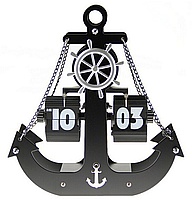 Настольные часы с перекидным табло «Якорь»