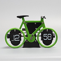 Настольные часы с перекидным табло «Велосипед»