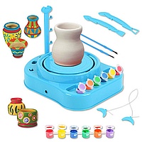 Детский гончарный набор, с натуральной глиной.