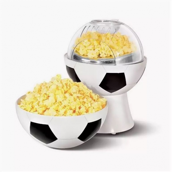 Домашний Аппарат для приготовления Попкорна Popcorn Machine в виде футбольного мяча