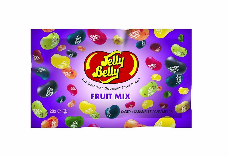 Драже жевательное «Jelly Belly» фруктовое ассорти 28 г пакет, 10 вкусов