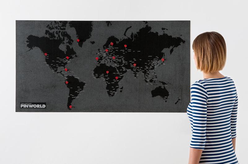 Карта мира Palomar (черный)
