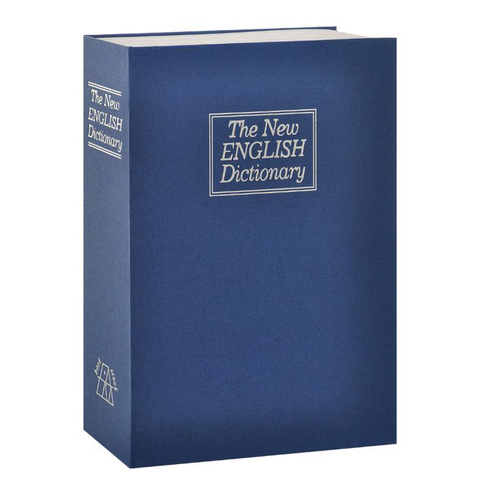 Книга-сейф «Английский словарь» ( синий)