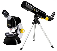 Комплект микроскоп+телескоп, «Bresser» National Geographic.