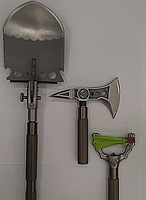 LF8743 Многофункциональный набор лопата, топор и рогатка