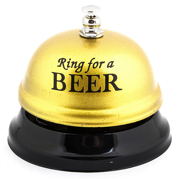 Звонок настольный «Ring for beer» — LeFutur.ru