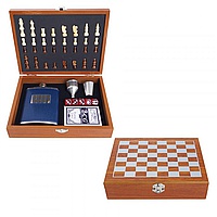 Набор подарочный «Фляжка и шахматы»