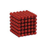 Магнитный конструктор Неокуб 5 мм, Красный