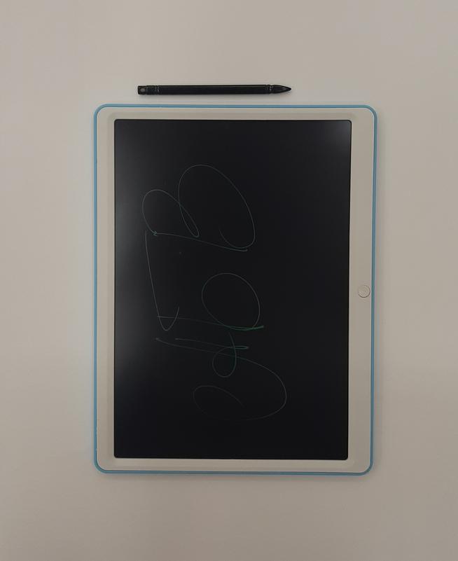 Планшет для рисования LCD 12 дюймов, с ЖК экраном и функцией блокировки экрана, голубой