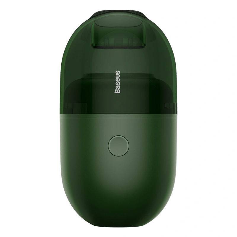 Портативный пылесос аккумуляторный, зеленый «Baseus C2 Desktop Capsule Vacuum Cleaner», Green