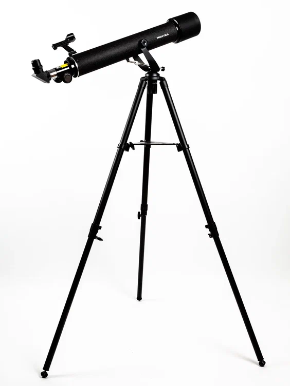 Praktica Телескоп Altair 80/720AZ, искатель red dot, адаптер для смартфона, стальная тренога, черный