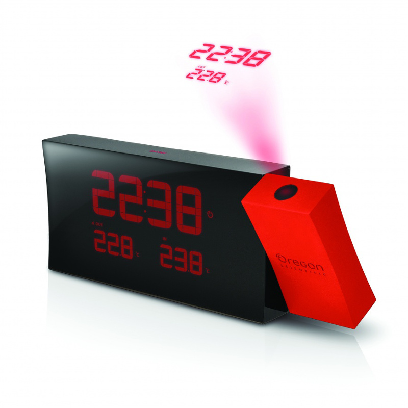 Проекционные часы с измерением комнатной и наружной температуры