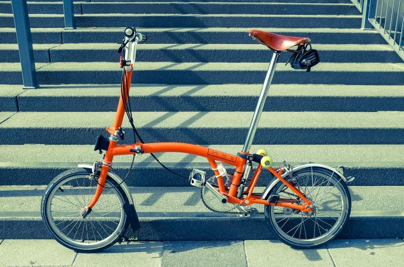 Складной велосипед Brompton H3L, цвет: Orange ( оранжевый)