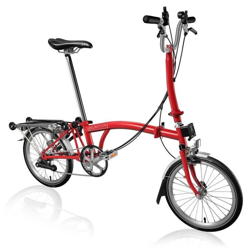 Складной велосипед Brompton H3R, цвет: Red (красный)