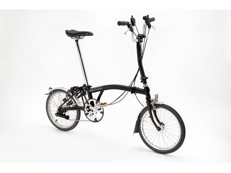 Складной велосипед Brompton H6L, цвет: Black (черный)