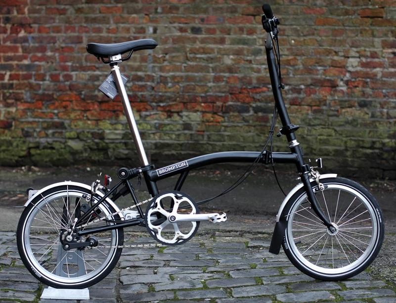 Складной велосипед Brompton, M3L, цвет: Black (черный)