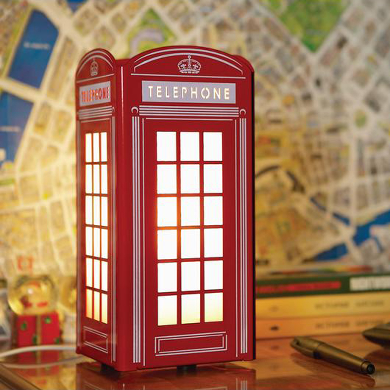 Светильник настольный «London Phone» (red)