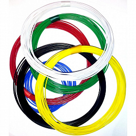 UNID Набор пластика для 3D ручек: PLA-6 (по 10м. 6 цветов в коробке)
